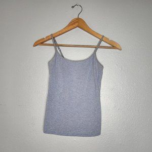 3/$20🖤 Victoria's Secret Womens XS Blue Shelf Bra Cami Tank Top